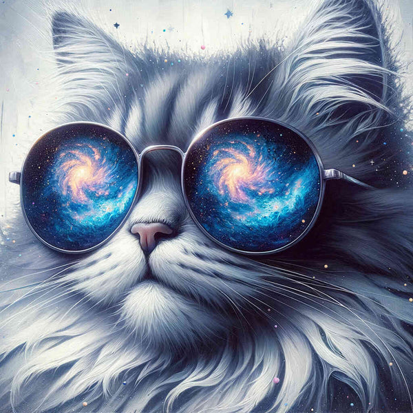Cat with sunglasses - Paint by Numbers