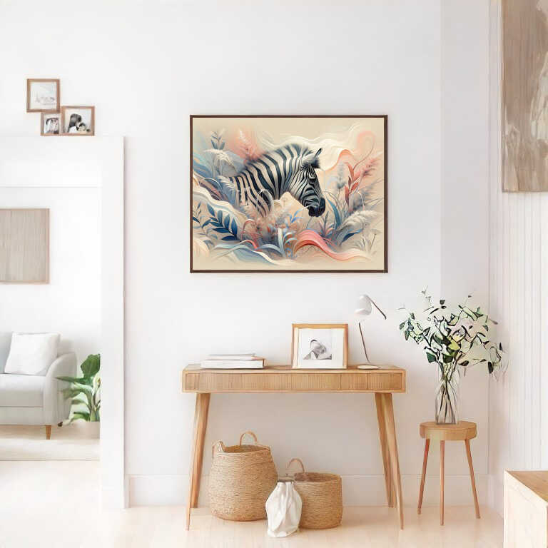 Zebra appears - Paint by Numbers