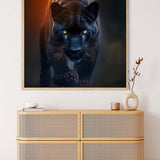 Diamond Painting - Gefährlicher Panter - gedruckt in Ultra-HD - Neu eingetroffen, Panter, Quadratisch, Tiere
