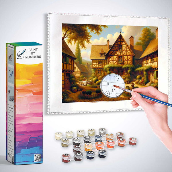Paint by Numbers - Half-timbered farm