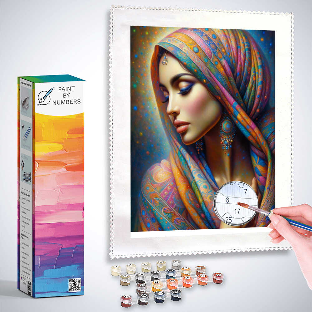 Paint by Numbers - Sanity with Colorful Cloth