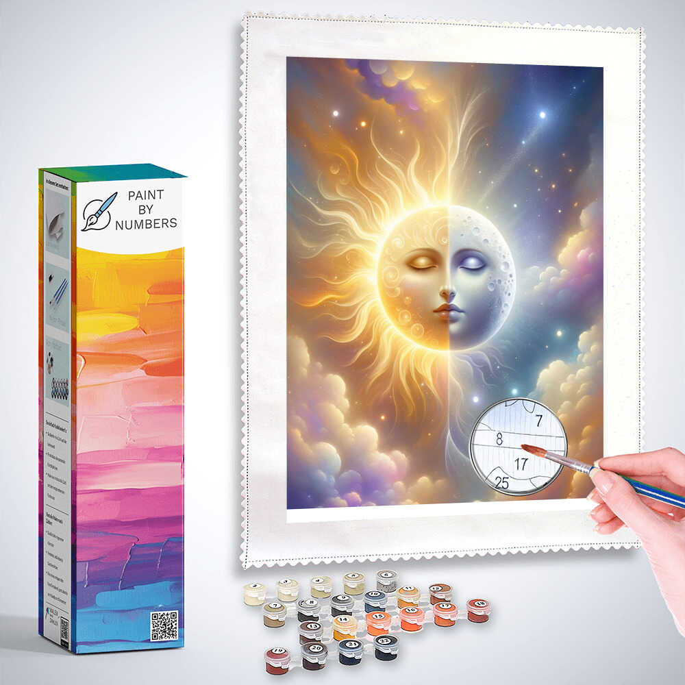 Paint by Numbers - Sunstar Moon