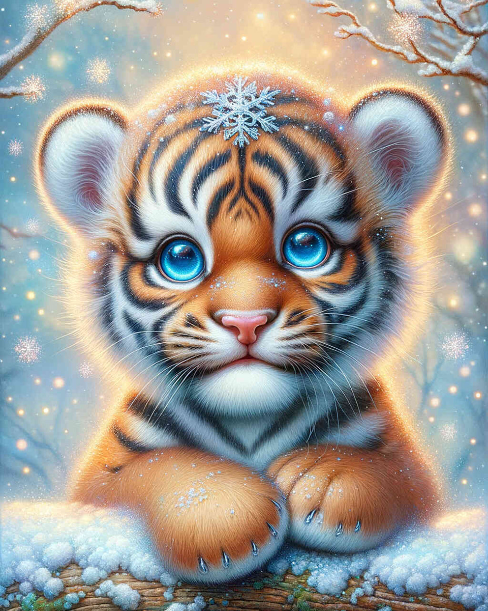 Paint by Numbers - Little Tiger