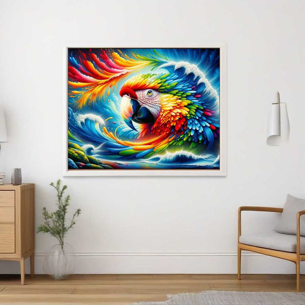 Paint by Numbers - Rainbow Parrot