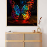 AB Diamond Painting - Schmetterling Frontal bei Nacht - gedruckt in Ultra-HD - AB Diamond, Neu eingetroffen, Quadratisch, Schmetterling, Tiere