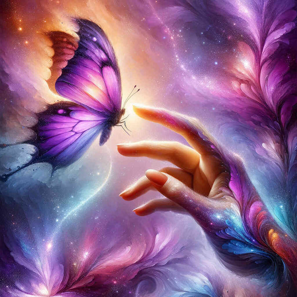 Paint by Numbers - Butterfly on hand