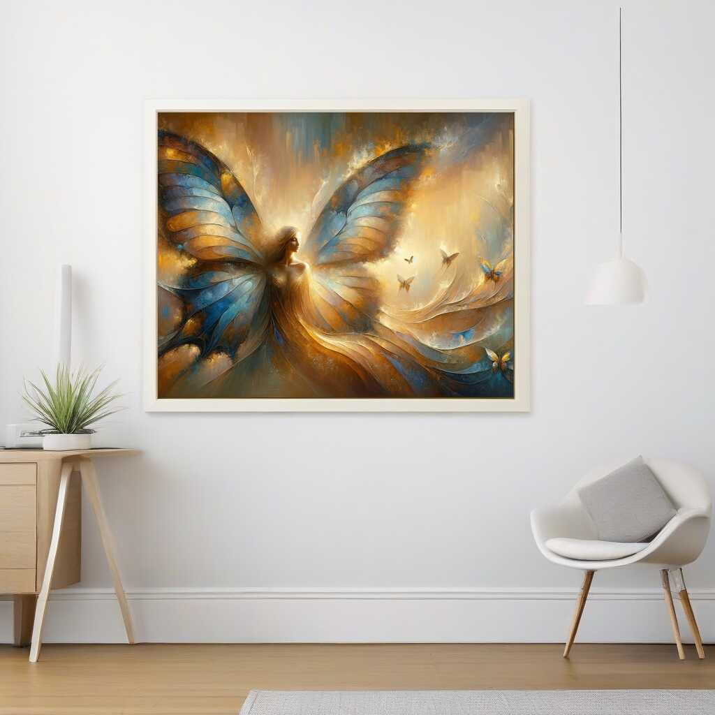 Butterfly, woman - Paint by Numbers