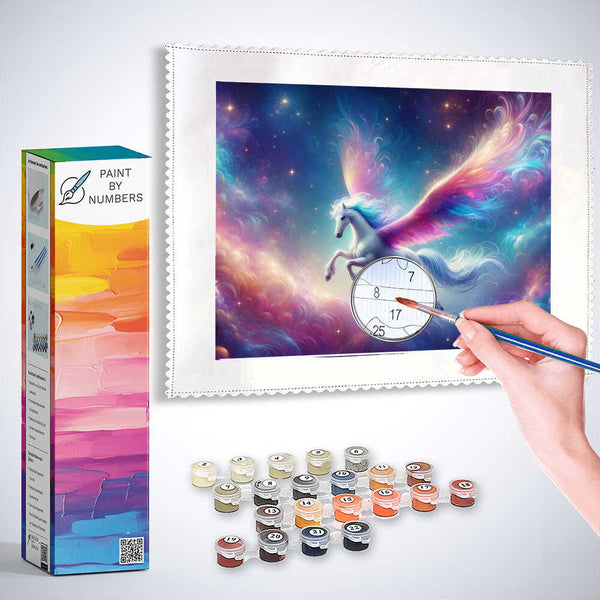 Paint by Numbers - Flying Pegasus