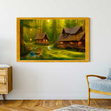 Malen nach Zahlen - Märchenwald - hochwertige Leinwand - Fantasy, Horizontal, Neu eingetroffen, Wald