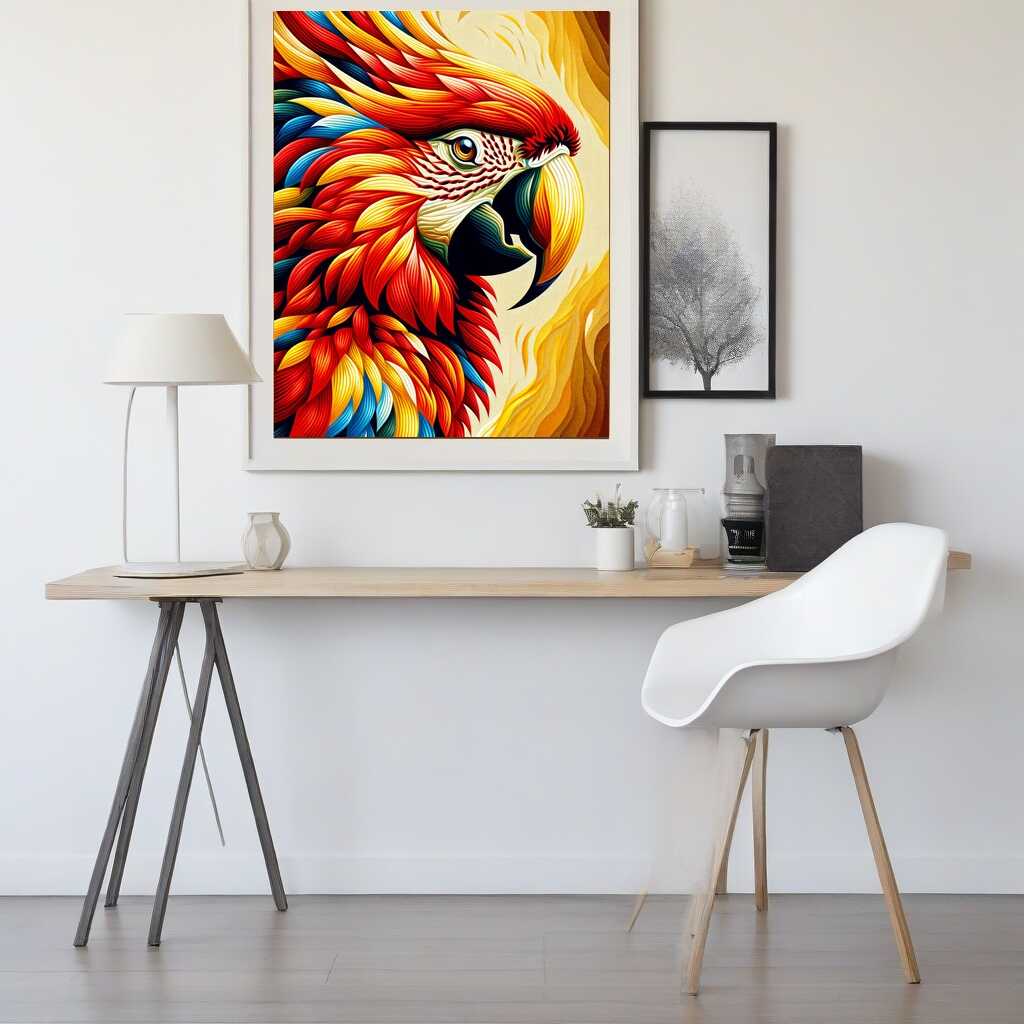 Paint by Numbers - Parrot Portrait