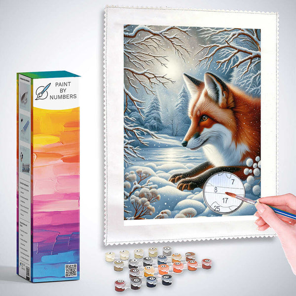 Paint by Numbers - Fox in the Snow