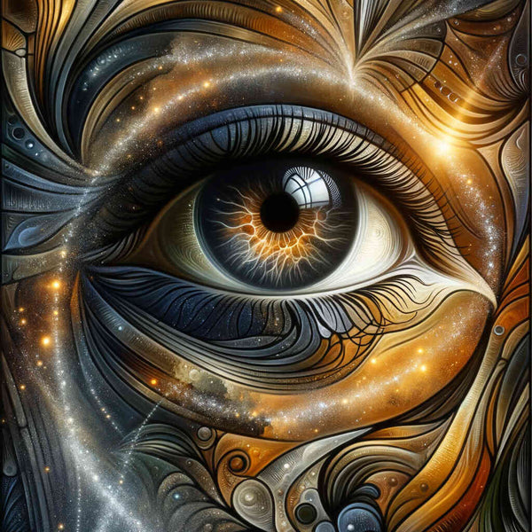 Paint by Numbers - Brown Eye Abstract