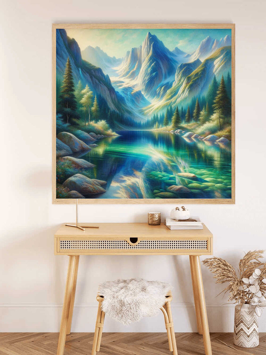 Paint by Numbers - Clear Mountain Lake