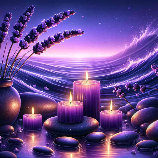 Paint by Numbers - Purple Relaxation Candles