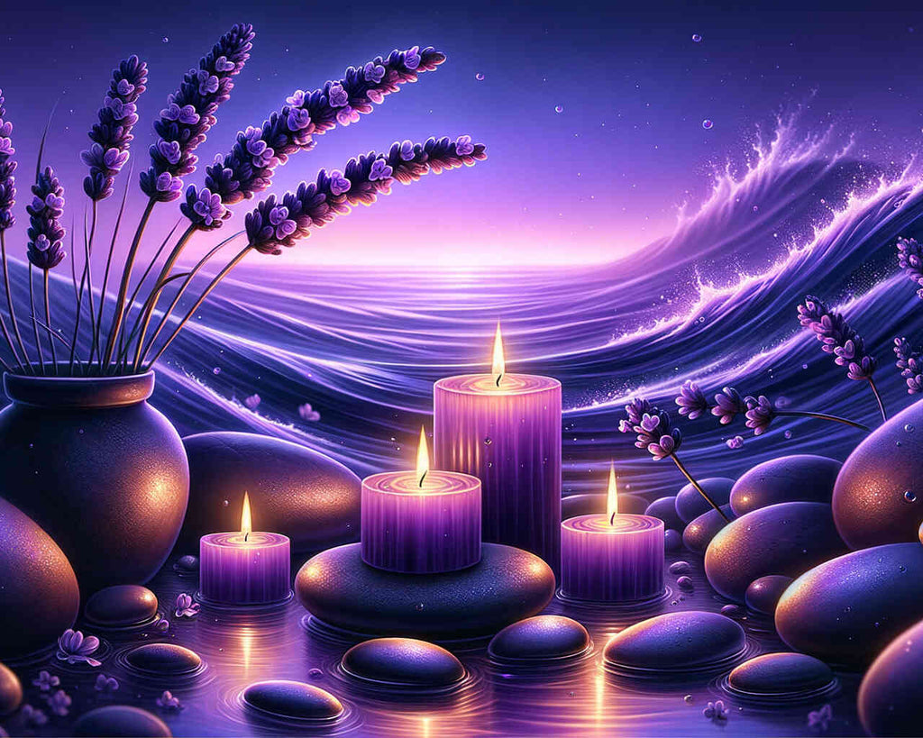 Paint by Numbers - Purple Relaxation Candles