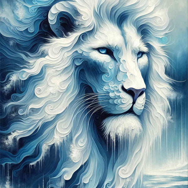 Snow lion - Paint by Numbers