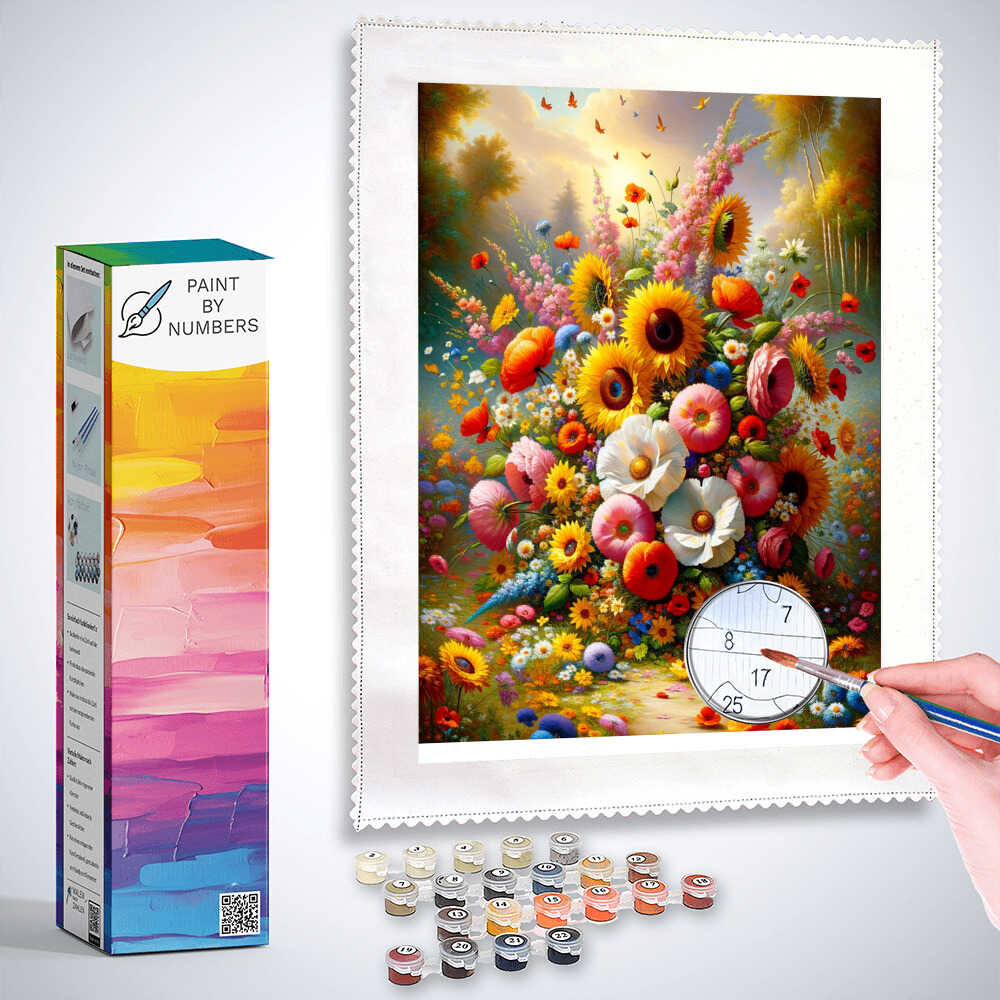 Paint by Numbers - Magnificent bouquet