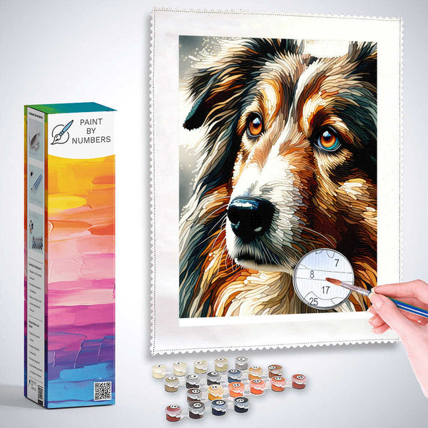 Paint by Numbers - Mountain Dog Portrait