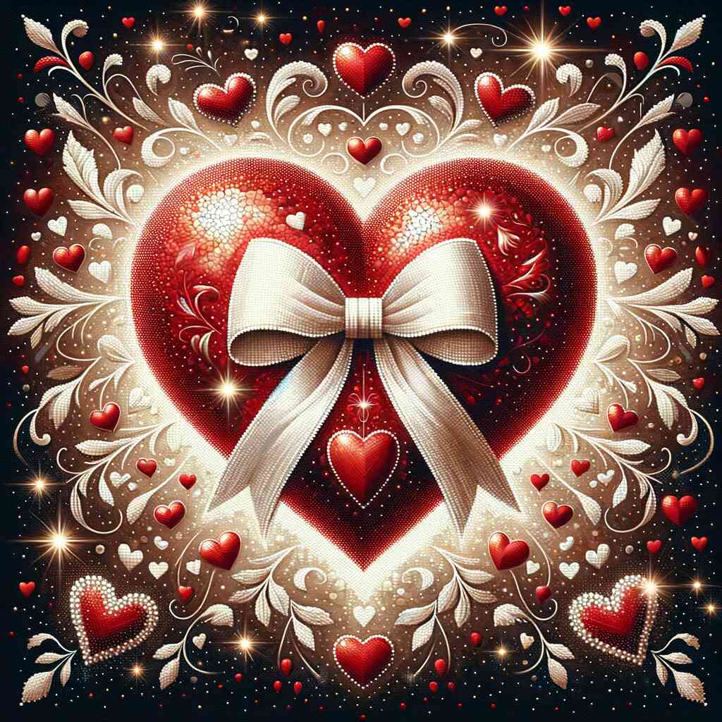 Paint by Numbers - Heart with Loop
