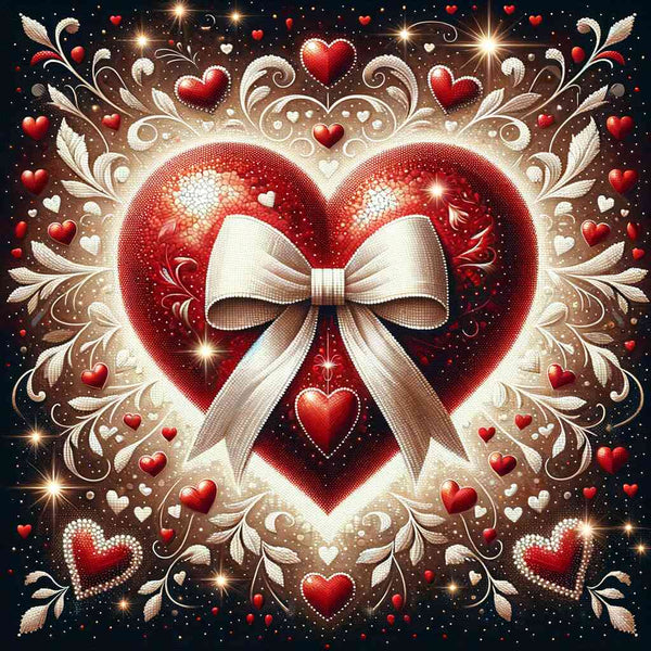 Paint by Numbers - Heart with Loop