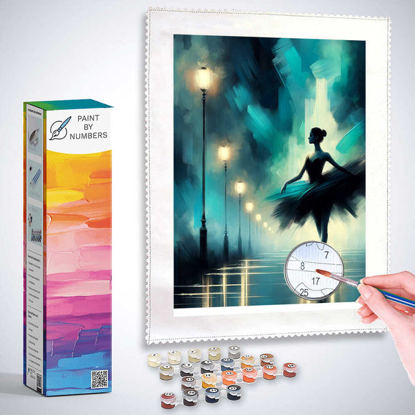 Ballerina by night - Paint by Numbers