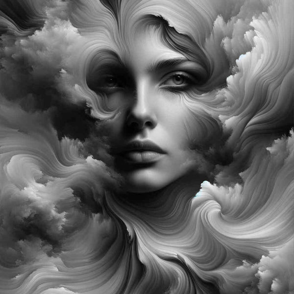 Paint by Numbers - Black and White Woman