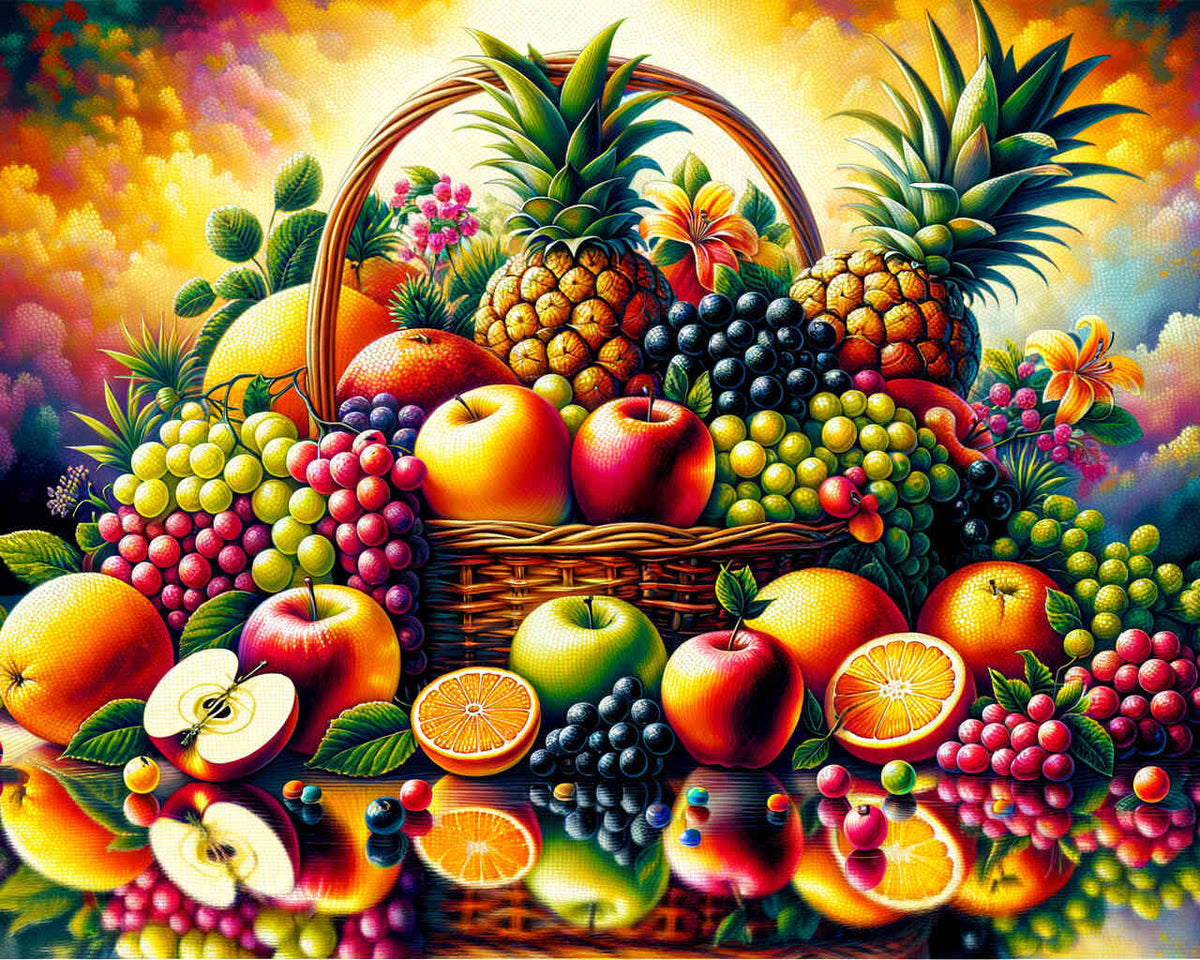 Paint by Numbers - Fruit Basket