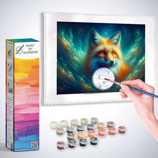 Paint by Numbers - Longhair Fox