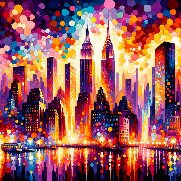 Paint by Numbers - New York, splash