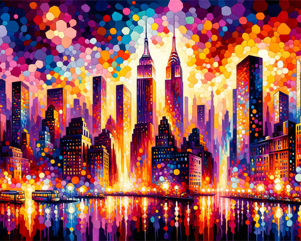 Paint by Numbers - New York, splash