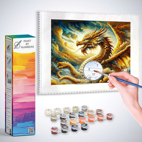 Golden dragon - Paint by Numbers