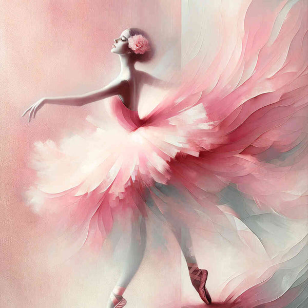 Ballerina in pink tutu - Paint by Numbers