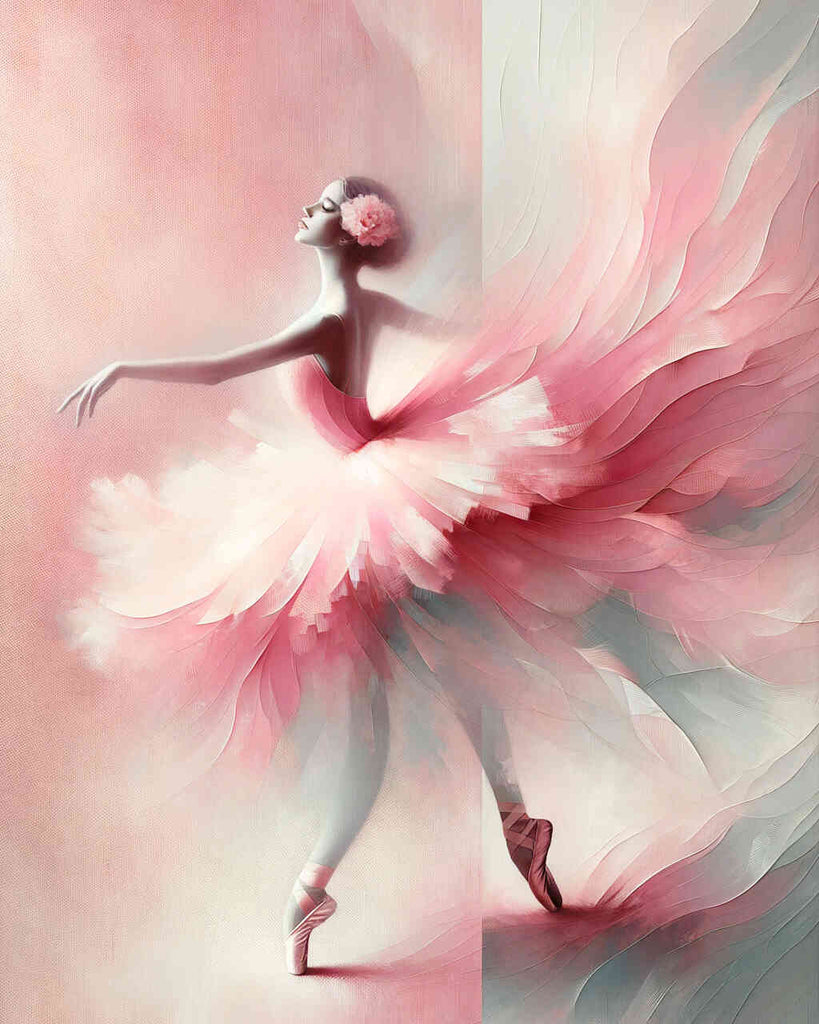 Ballerina in pink tutu - Paint by Numbers