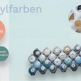 Grauer Vorhang, Martin Whatson - Banksy - hochwertige Leinwand - 3fuer2, exclude, horizontal, Mittel, Streetart