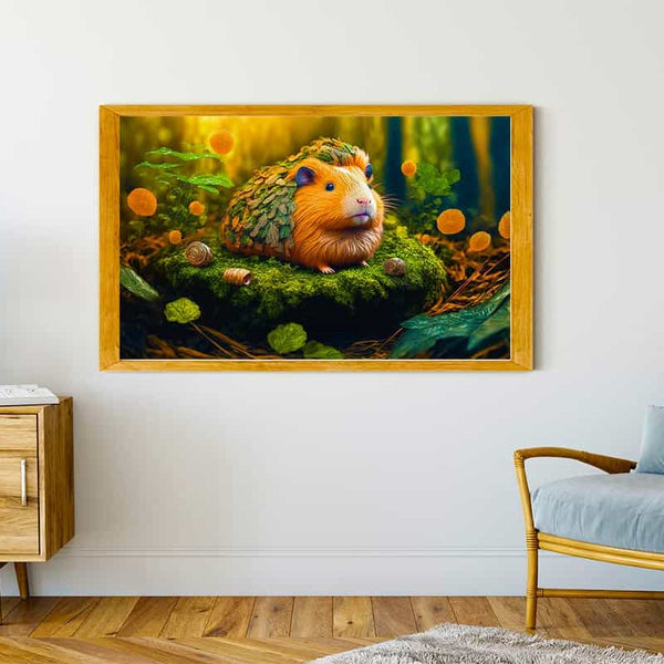 Malen nach Zahlen - Meerschweinchen - hochwertige Leinwand - Horizontal, Meerschweinchen, Tiere