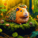 Malen nach Zahlen - Meerschweinchen - hochwertige Leinwand - Horizontal, Meerschweinchen, Tiere