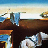 Salvador Dali, Die zerrinende Zeit - Klassiker - hochwertige Leinwand - 3fuer2, Einfach, exclude, Horizontal, Klassische Kunst