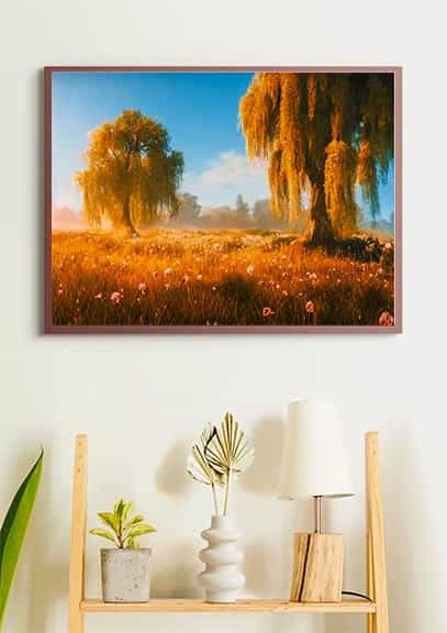 Malen nach Zahlen - Naturlandschaft - hochwertige Leinwand - Horizontal, Landschaft